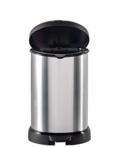 PATTUMIERA DECO CROMO CON PEDALE, 15L